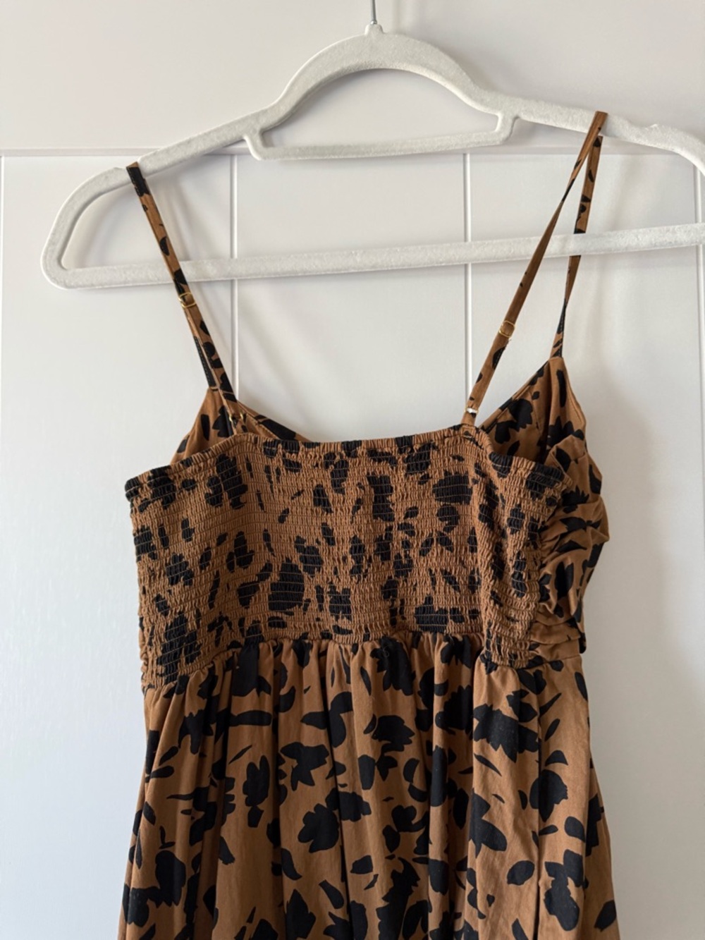 Saltwater Luxe Women’s Brown & Black Flora Maxi Dress - Picture 9 of 11